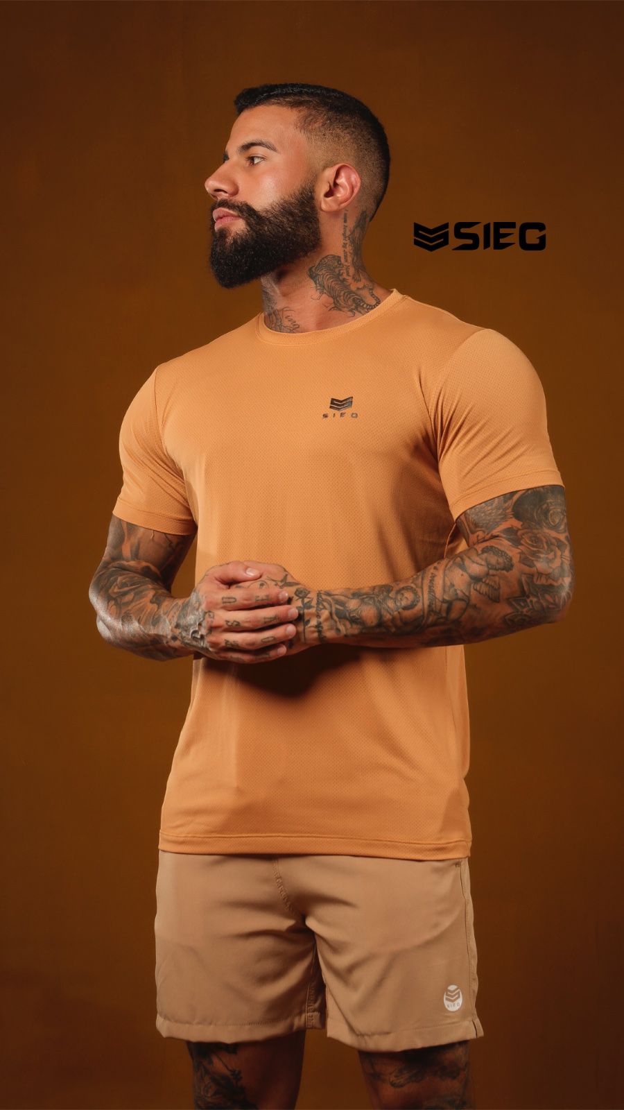 Camiseta oversized laranja tangerina P/M/G/GG